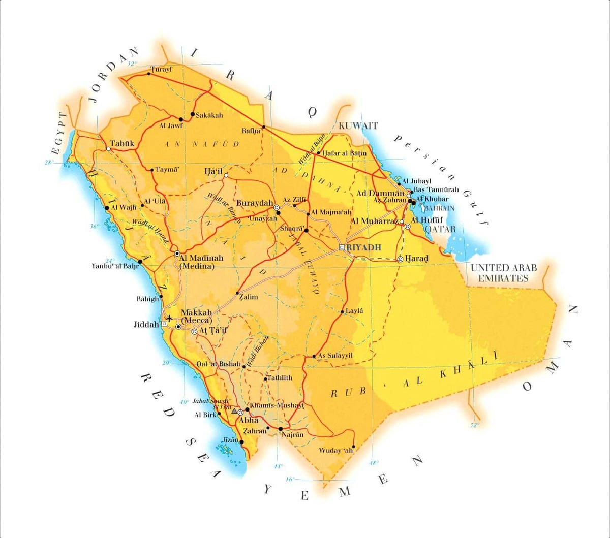 dammam (arabia saudita mappa