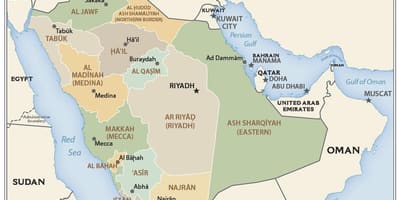 Qassim, Arabia Saudita mappa