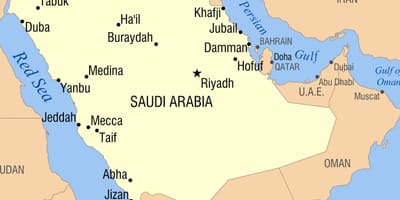 Arar KSA mappa