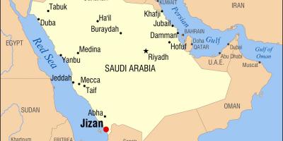 Jizan KSA mappa