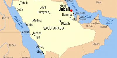 Jubail KSA mappa