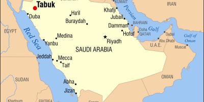Tabuk KSA mappa
