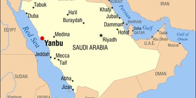 Yanbu KSA mappa